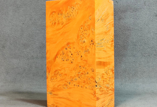 Stabilized Maple Burl Wood Mod Block